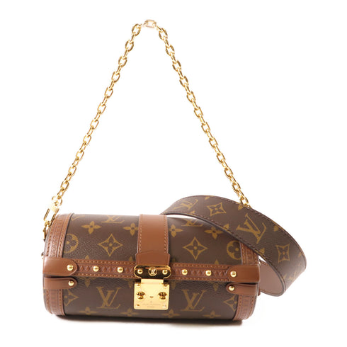 LOUIS VUITTON LV GHW Papillon Trunk 2 Way Chain Bag M57835 Monogram Brown