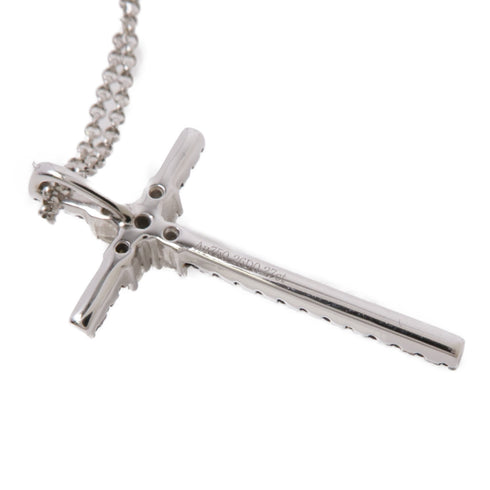 JEWELRY 0.27ct Black Diamond Necklace 18K White Gold