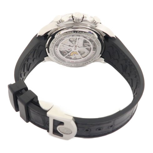 IWC Portuguese Yacht Club Chronograph Automatic Watch Stainless Steel White