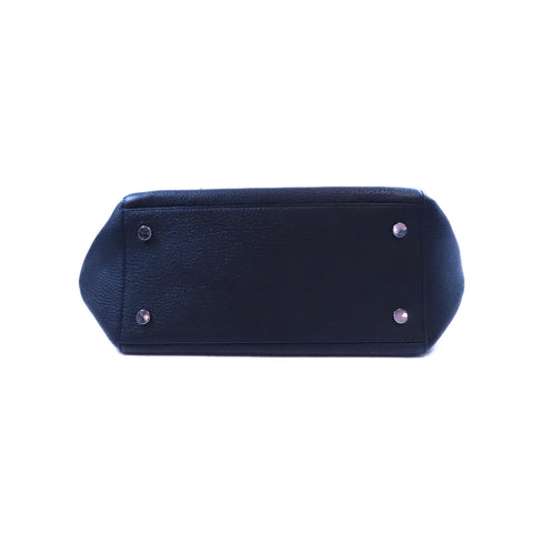 Michael Kors SHW Tote Bag Calfskin Leather Black