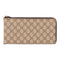 GUCCI GG Clutch Bag Pouch Coated Canvas Brown