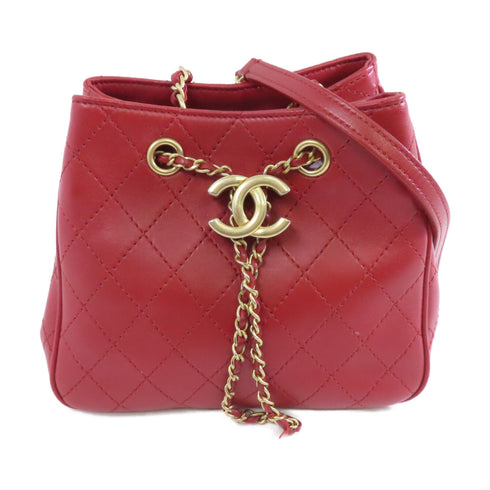 CHANEL Quilted CC GHW Egyptian Amulet Chain Shoulder Bag AS0829 Calfskin Leather