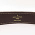 LOUIS VUITTON LV GHW Belt Monogram Mini Lin Leather Brown