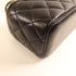 CHANEL CC GHW Vanity Case Chain Shoulder Bag Lambskin Leather Black v1
