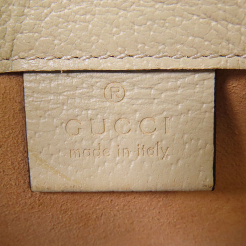 GUCCI GG GHW GG Emboss Messenger Bag Shoulder Bag 625782 Coated Canvas Brown