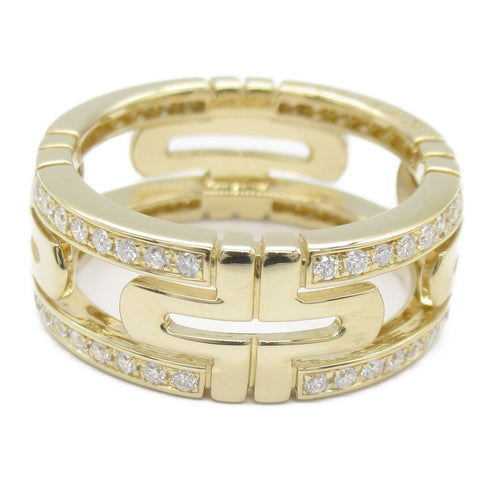 BVLGARI Parentesi Diamond Ring 18K Yellow Gold Bvlgari#51 US#5.5