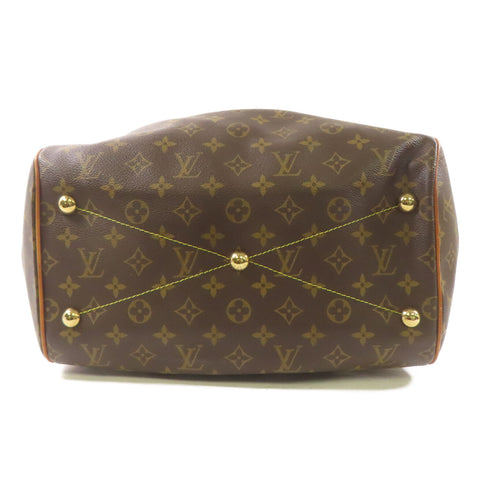 LOUIS VUITTON LV GHW Tivoli GM Shoulder Bag M40144 Monogram Brown v8