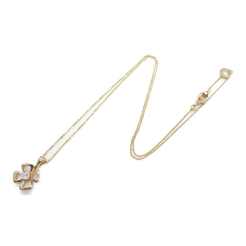 BVLGARI Fiorever 1P Diamond NC Necklace 4.2g 18K Rose Gold