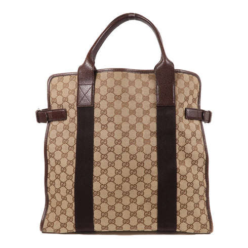 GUCCI GG Hand Bag/Tote Bag 115517 Canvas Brown