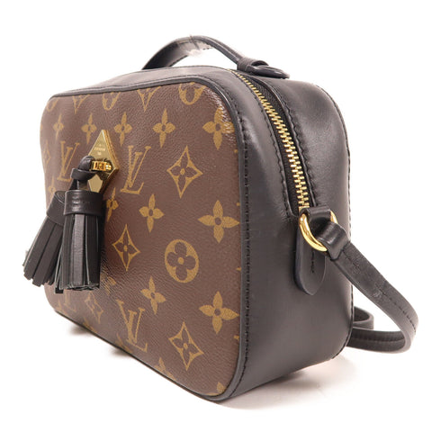 LOUIS VUITTON LV GHW Saintonge 2 Way Bag M43555 Monogram Brown/Black