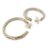 CHANEL CC Earrings Accessories PVC Metal Gold Transparent v1