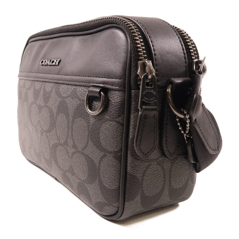 COACH Graham Crossbody Bag Shoulder Bag J2323-C4149 Coated Canvas Leather Black
