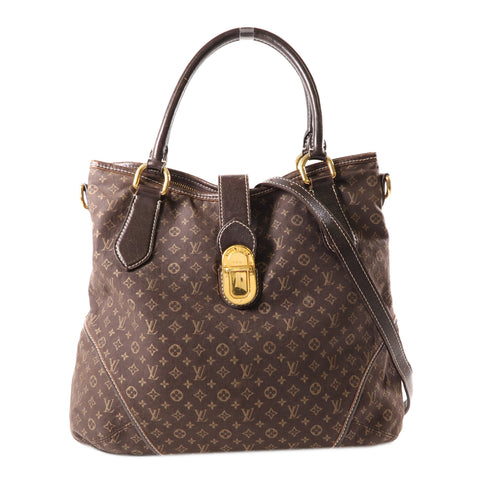 LOUIS VUITTON LV GHW Elegie 2 Way Bag M56696 Monogram Idylle Brown