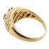 JEWELRY Sapphire Emerald Diamond Ring 18K Yellow Gold