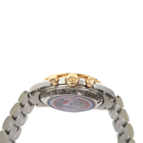 OMEGA Speedmaster Manual Watch 3366.51 (Year 2007) 18K Yellow Gold Steel Black