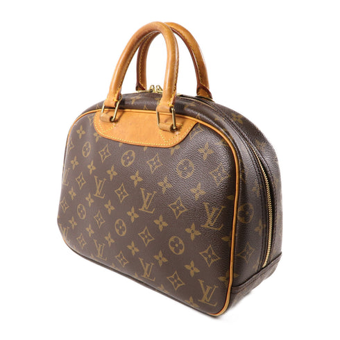 LOUIS VUITTON LV GHW Trouville Hand Bag M42228 Monogram Brown v1