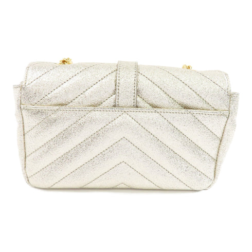 SAINT LAURENT YSL GHW Paris Baby Chai Chain Shoulder Bag 399289 Calfskin Leather