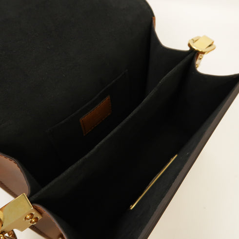 LOUIS VUITTON LV GHW Mini Dauphine Shoulder Bag M45959 Monogram Reverse Brown v3