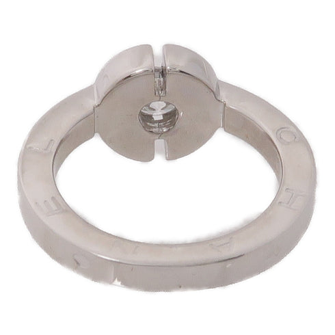 CHANEL CC Diamond Ring Accessories US#5.5 18K White Gold