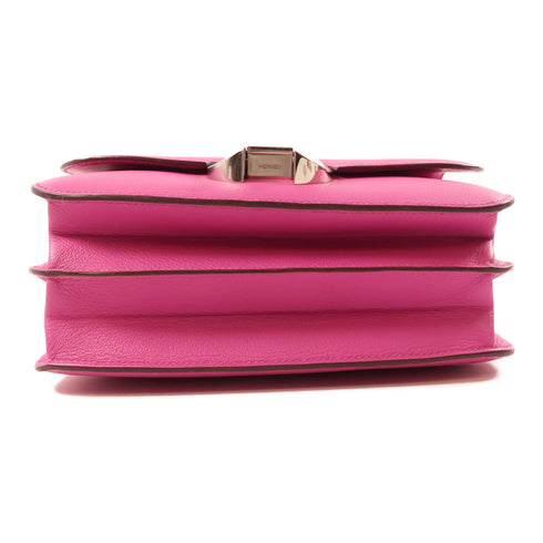 HERMES PHW 2002 Shoulder Bag Crossbody Evercolor Leather