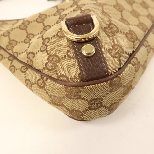 GUCCI GG GHW Abbey Shoulder Bag 130738 Canvas Brown