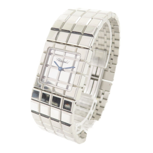 Chopard Ice Cube Quartz Watch 11/8898 Stainless Steel Silver
