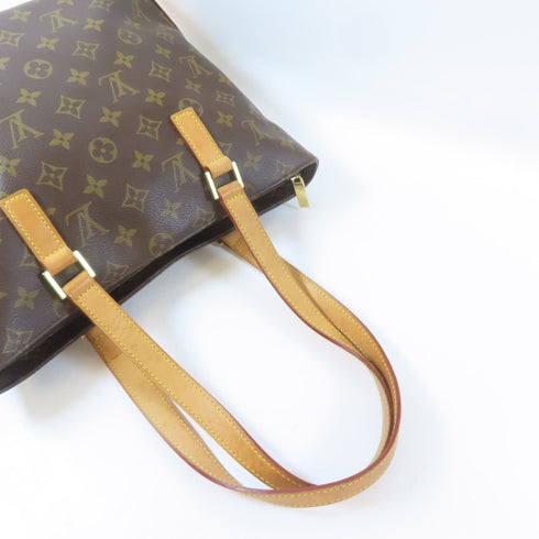 LOUIS VUITTON LV GHW Cabas Piano Shoulder Handbag M51148 Monogram Brown