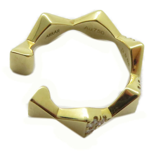 FINE JEWELRY 0.04ct Diamond Ear Cuff 18K Yellow Gold