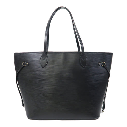 LOUIS VUITTON LV SHW Neverfull MM Shoulder Tote Bag Epi Leather Black