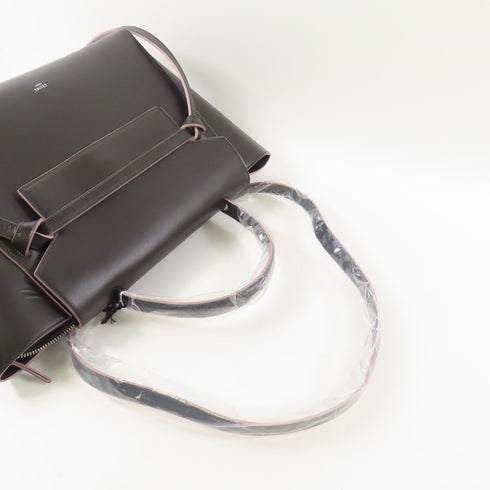 CELINE SHW Belt Bag 2 Way Shoulder Bag Calfskin Leather