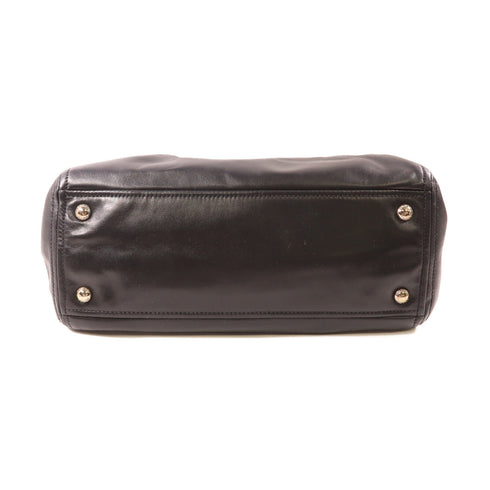 PRADA SHW 2 Way Shoulder Bag BN2866 Calfskin Leather Black