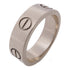 CARTIER Love Ring 18K White Gold Silver #51 US#5.5
