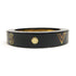 LOUIS VUITTON LV Bangle Bracelet S Ceramic Black/Gold Color