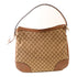 GUCCI GG GHW Bree Micro Hobo Shoulder Bag 449244 Canvas Brown