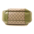 GUCCI GG Shoulder Bag Coated Canvas Green Brown 309618 KGD6G