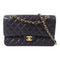 CHANEL CC GHW Classic 25 Chain Shoulder Bag A0112 Calfskin Leather Black