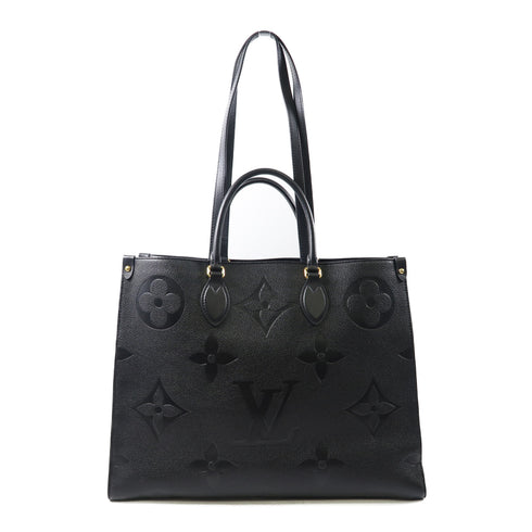 LOUIS VUITTON LV GHW On The Go 2 Way Bag M44925 Monogram Empreinte Black