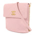 CHANEL CC GHW Shoulder Bag Lambskin Leather Pink