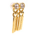 CHANEL CC Earrings AB5715 Metal Gold