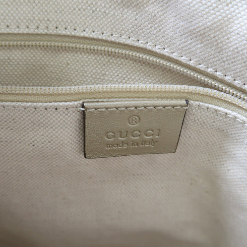 GUCCI GG GHW 2 Way Bag 247902 Calfskin Leather Gold