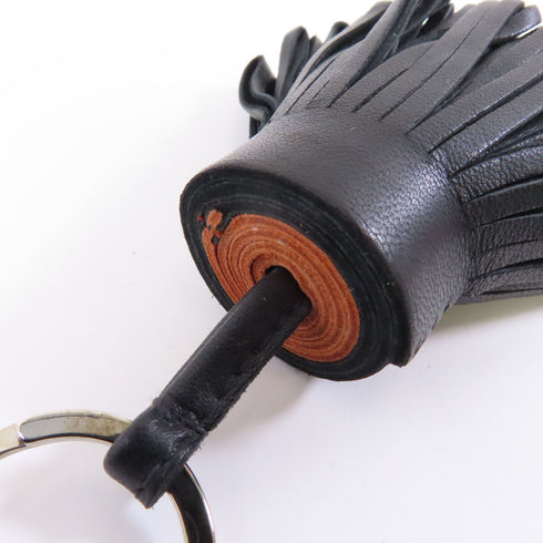 HERMES Carmen Charm Accessories Swift Leather Noir Potiron Black Brown