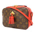 LOUIS VUITTON LV GHW Saintonge Shoulder Bag M43556 Monogram Brown/Red