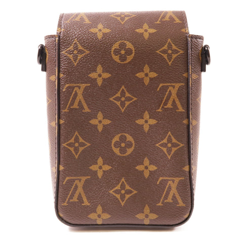 LOUIS VUITTON Monogram S-Lock Vertical shoulder bag Shoulder bag Brown Brown...