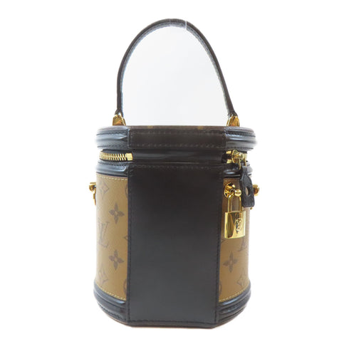 LOUIS VUITTON LV GHW Cannes 2 Way Shoulder Bag M43986 Monogram Reverse Brown v1