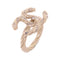CHANEL CC Ring US#5 B13P Metal Rhinestone