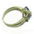 FINE JEWELRY 1.17ct Sapphire 0.65ct Diamond Ring 18K Yellow Gold US#6.5