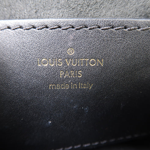 LOUIS VUITTON LV GHW New Wave 2 Way Bag M56461 Calfskin Leather Black v1