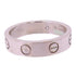 CARTIER Love Ring Precept #50 US#5.5 18K White Gold