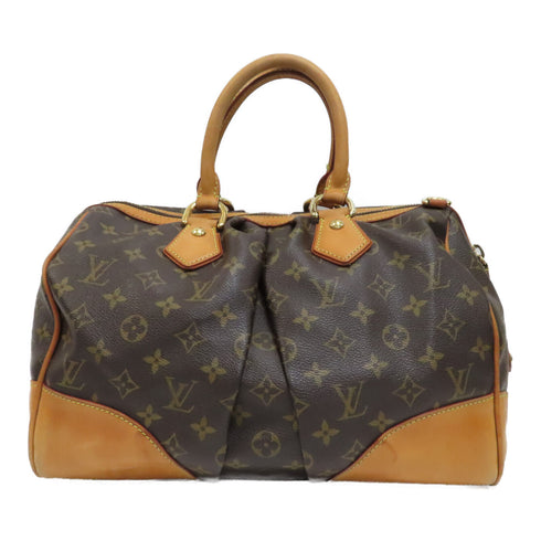 LOUIS VUITTON LV GHW Stephen Hand Bag M40118 Monogram Brown