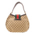 GUCCI GG GHW Shoulder Bag 233608 Canvas Brown